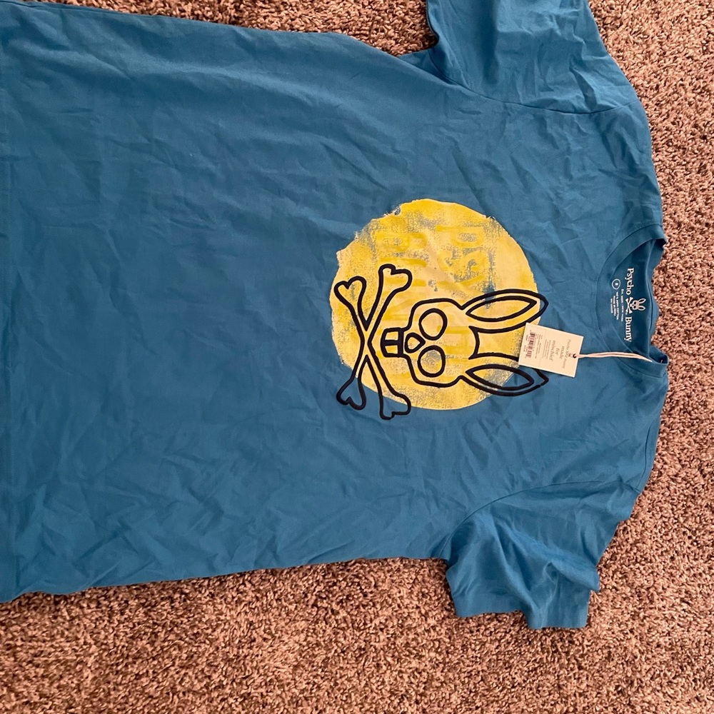 Psycho bunny blue t shirt mens xxl